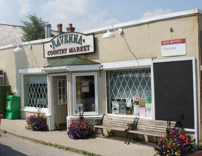 Outside of Ravenna Country Market.