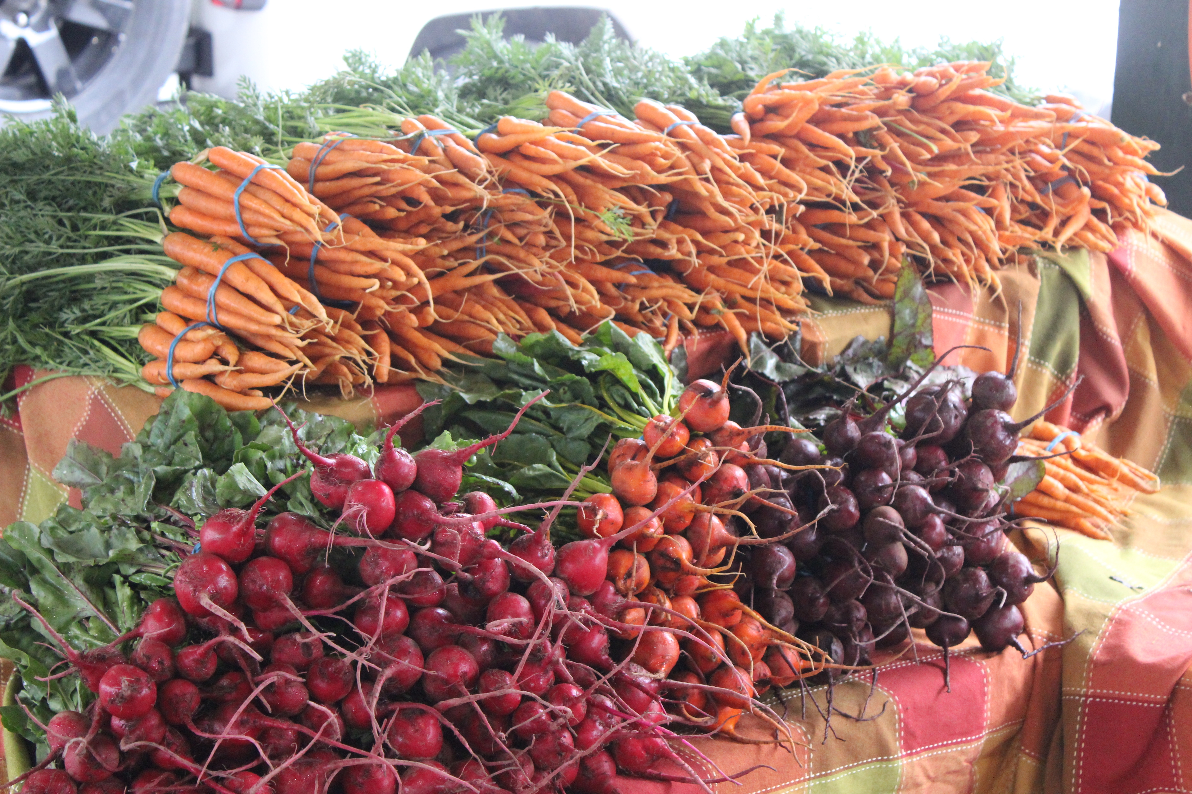 Veggies at a market