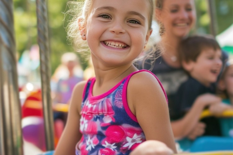 girl smiling