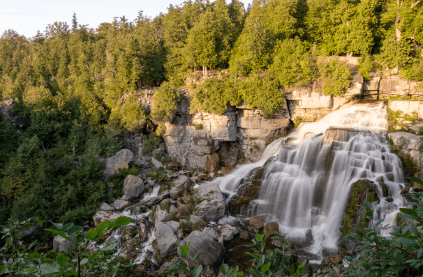 Scenic view of Inglis Falls